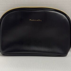 ARULA Black and Gold Men's Toiletry Bag